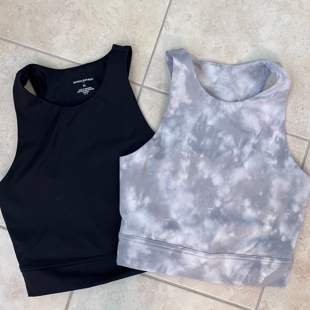 Banana Republic Workout Crop x2 XS